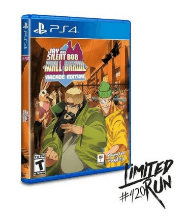 Jay and Silent Bob Mall Brawl Arcade Edition box art for Playstation 4